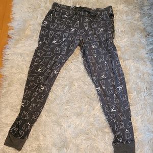 Polar bear pajama joggers size small.